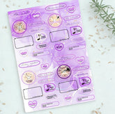 Plancha de stickers Agenda Magia 2026