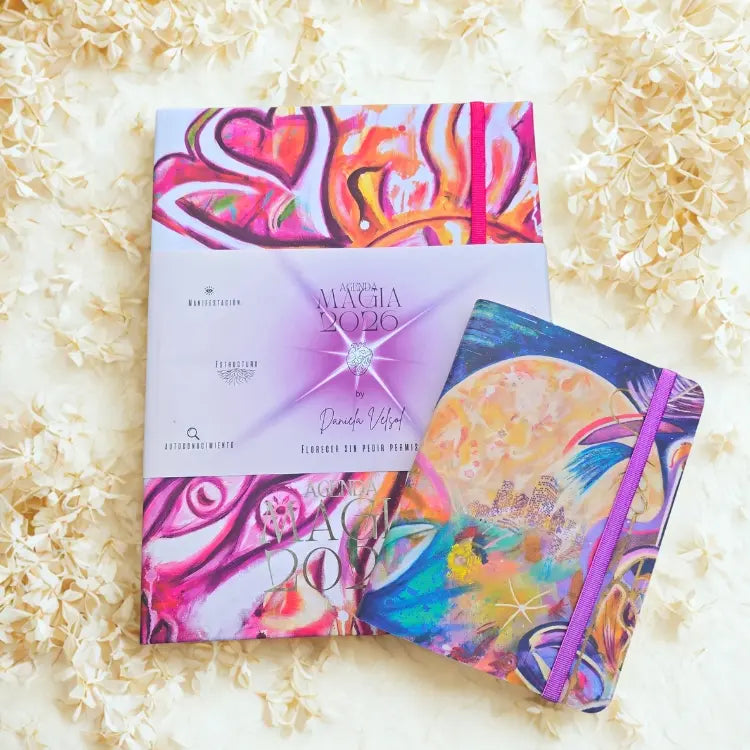 Agenda Magia 2026 + bitácora portable | Pack esencial